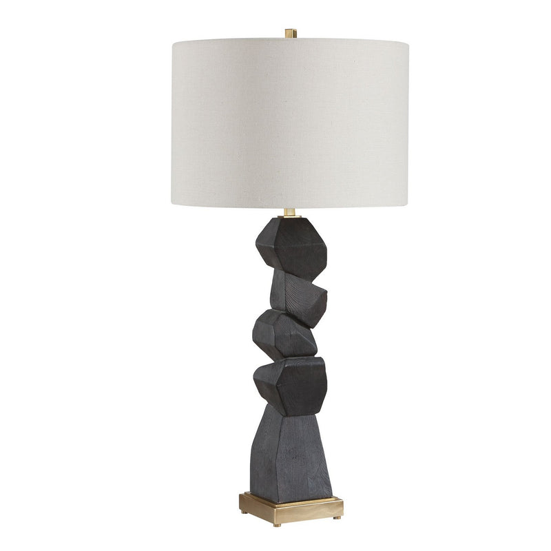 Uttermost 30791 One Light Table Lamp, Antique Brass