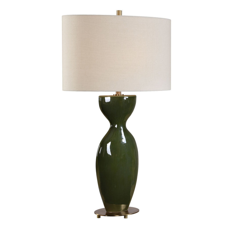 Uttermost 30793 One Light Table Lamp, Antique Brass