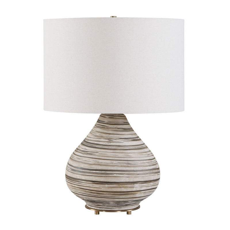 Uttermost 30794-1 One Light Table Lamp, Antique Brass