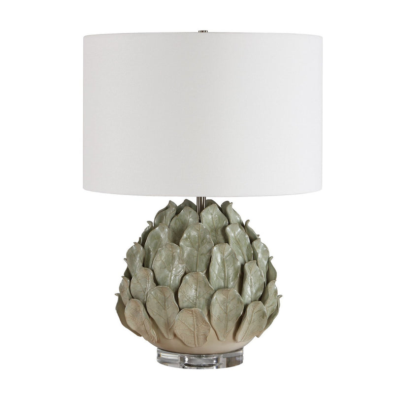 Uttermost 30802-1 One Light Table Lamp, Nickel