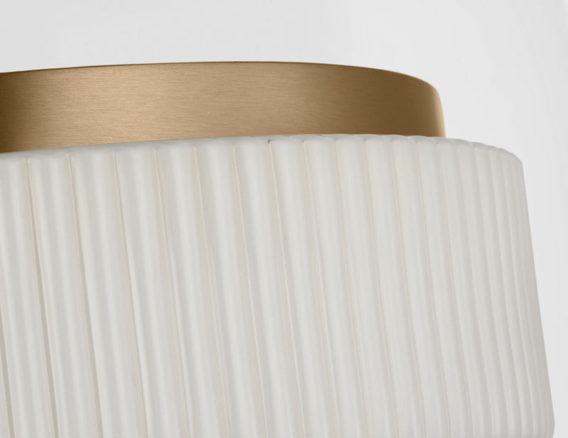 Generation Lighting GLF1992SB Two Light Flush Mount, Satin Brass