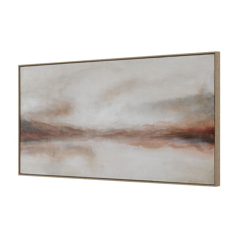 Uttermost 32551 Landscape Painting, Light Oak