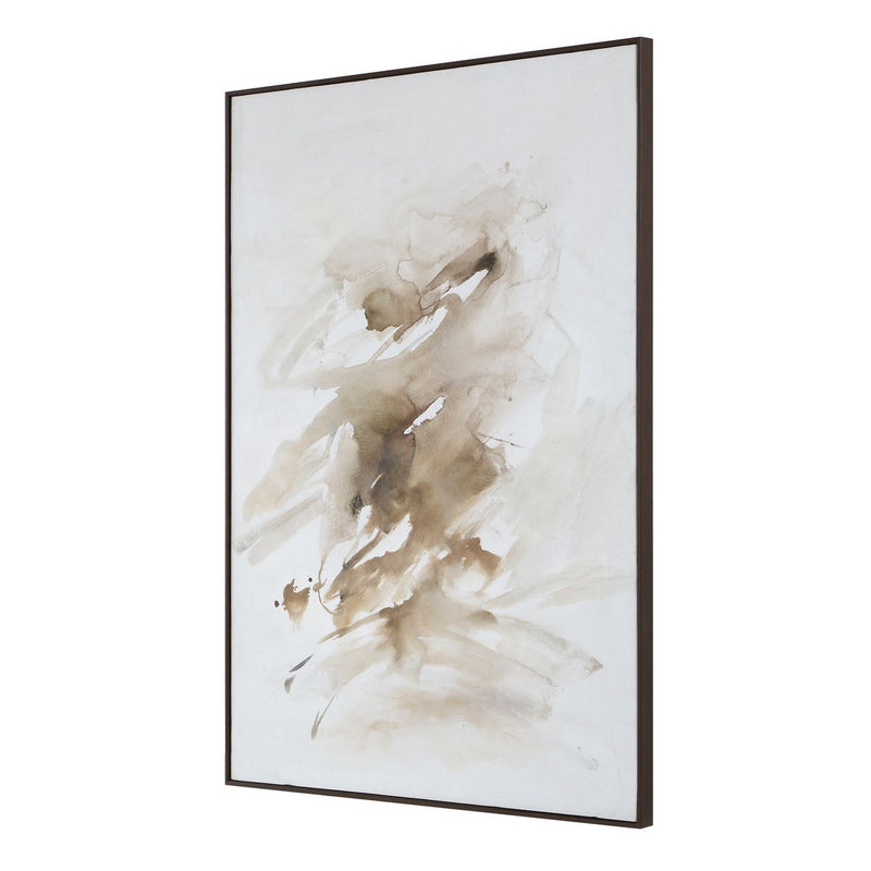 Uttermost 32554 Abstract Painting, Dark Walnut