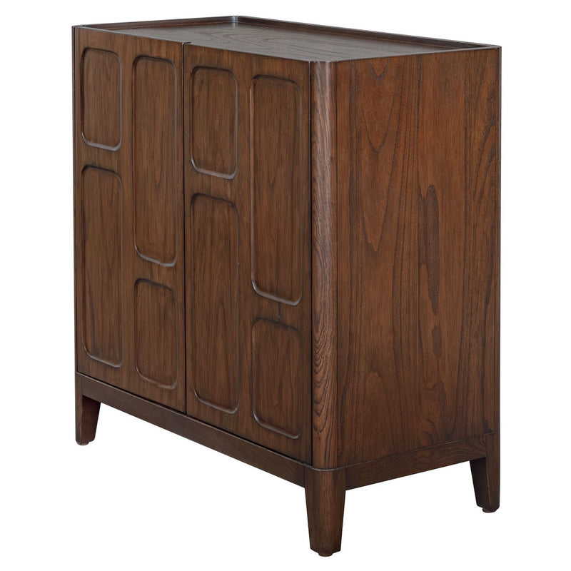 Uttermost 50324 Cabinet, Dark Walnut
