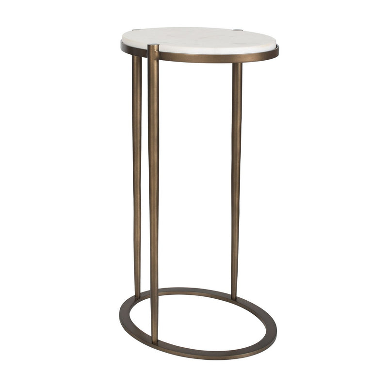 Uttermost 50342 Accent Table, Sleek Bronze