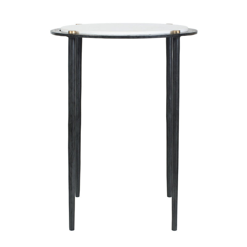 Uttermost 50344 Accent Table, Antique Brass