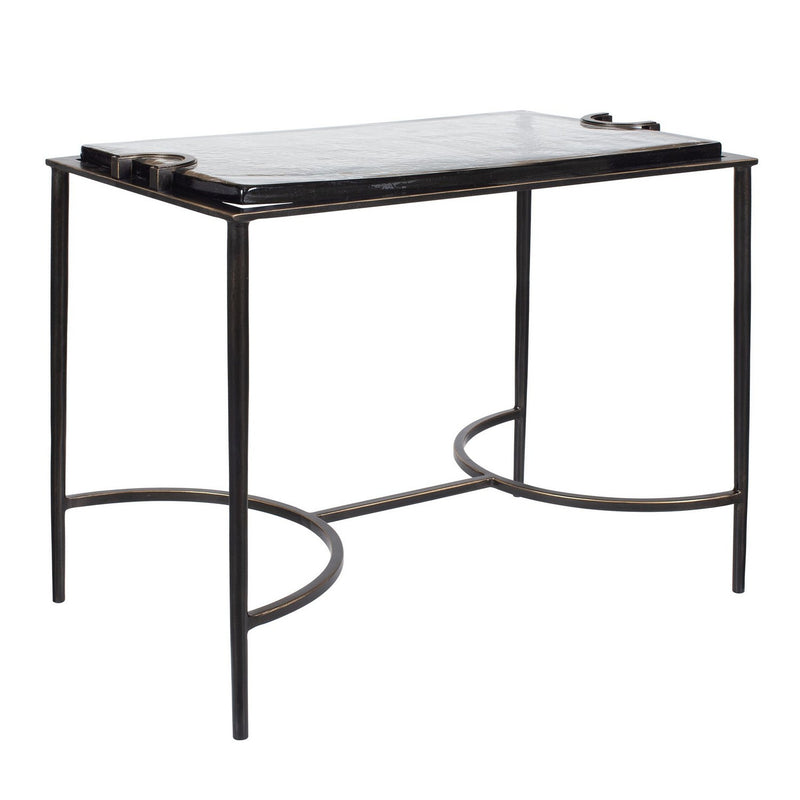 Uttermost 50352 Accent Table, Dark Bronze