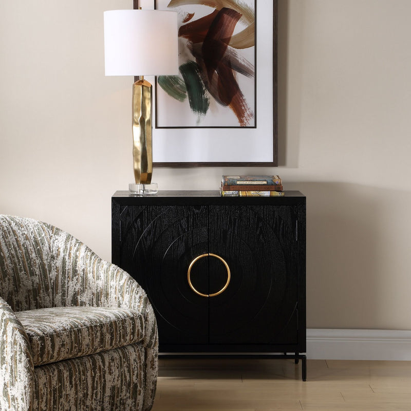 Uttermost 50382 Cabinet, Antique Gold