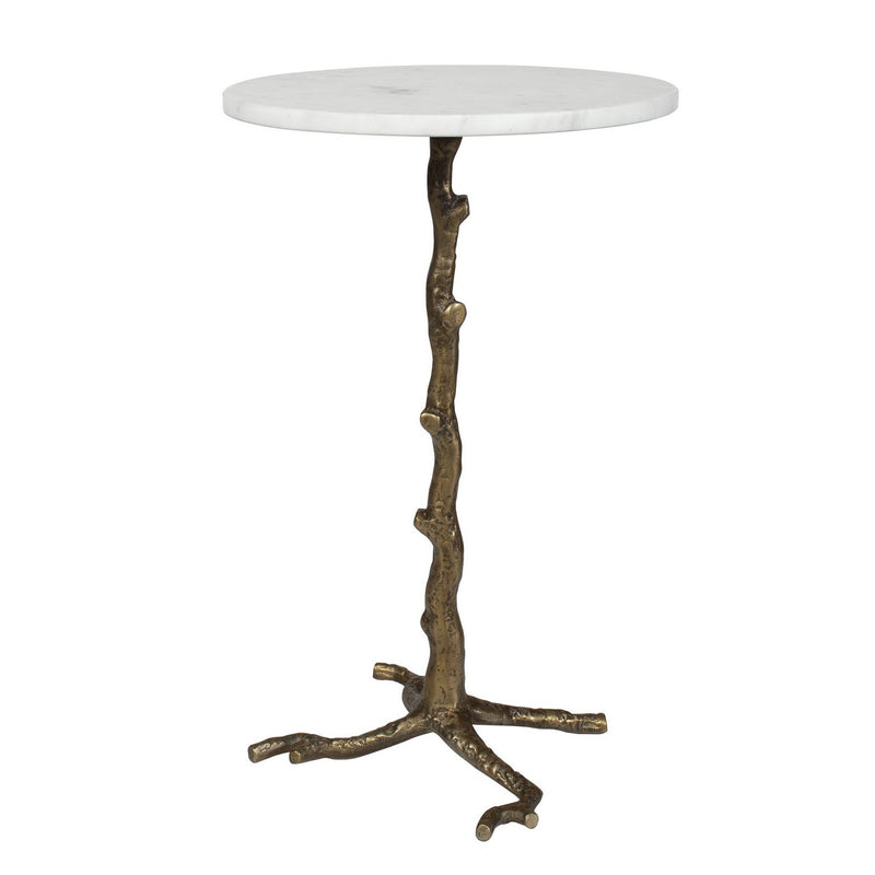 Uttermost 50607 Accent Table, Antique Brass