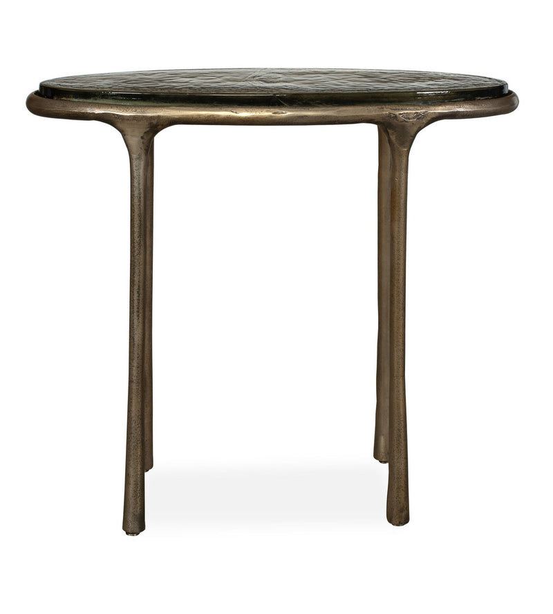 Uttermost 50615 Accent Table, Antique Brass