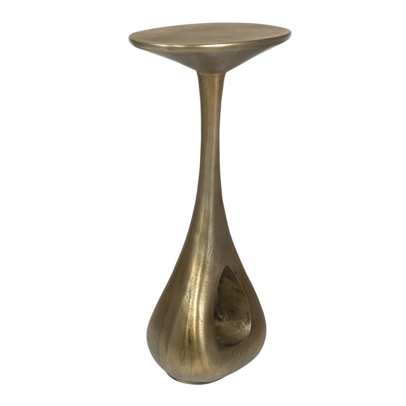 Uttermost 50642 Accent Table, Antique Brass