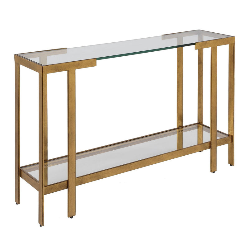 Uttermost 51152 Console Table, Gold Leaf