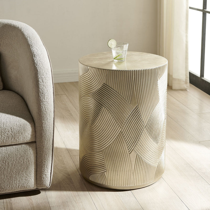Uttermost 51155 Accent Table, Gold Leaf