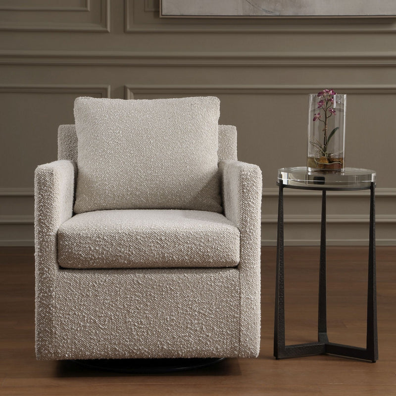 Uttermost 53088 Chair, Cream