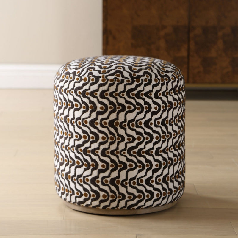Uttermost 53090 Ottoman, Natural Ceruse