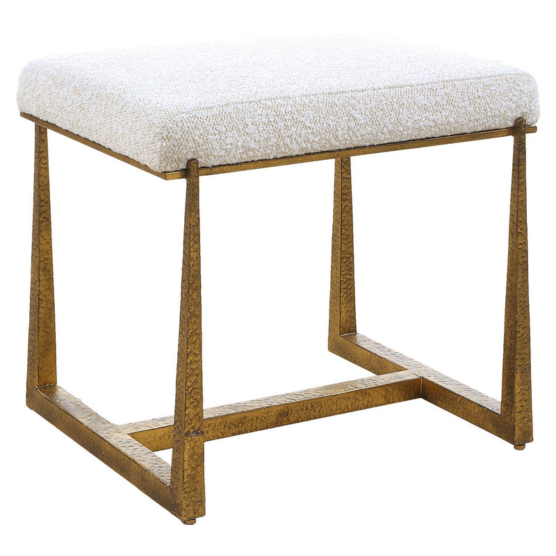 Uttermost 53101 Bench, Antique Gold