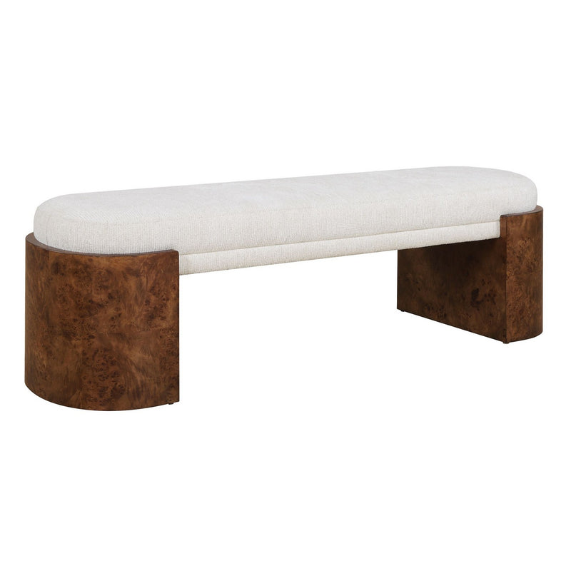 Uttermost 53117 Bench, Off-white