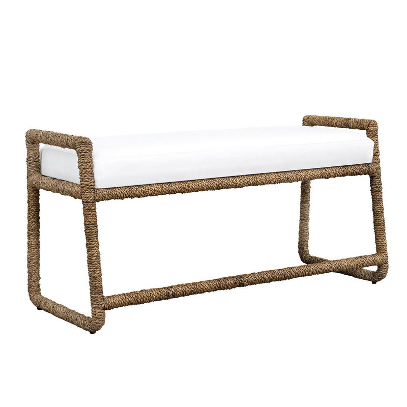 Uttermost 53135 Bench, Natural Banana