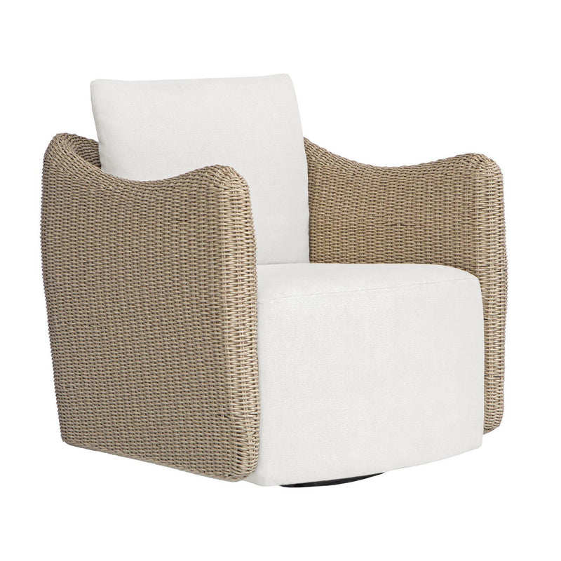 Uttermost 53142 Lounge Chair, White