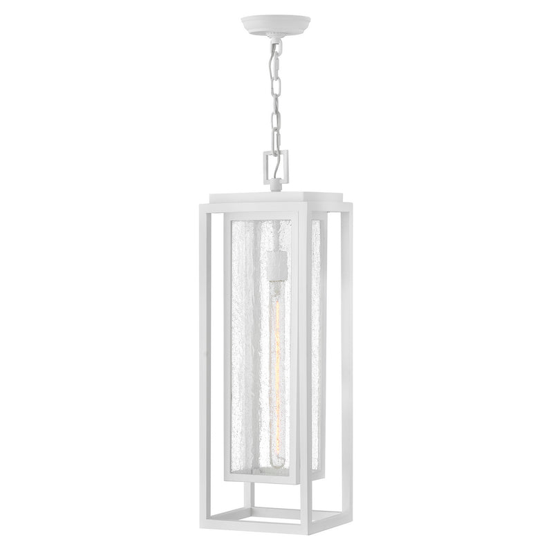 Hinkley 1006TW LED Hanging Lantern, Textured White