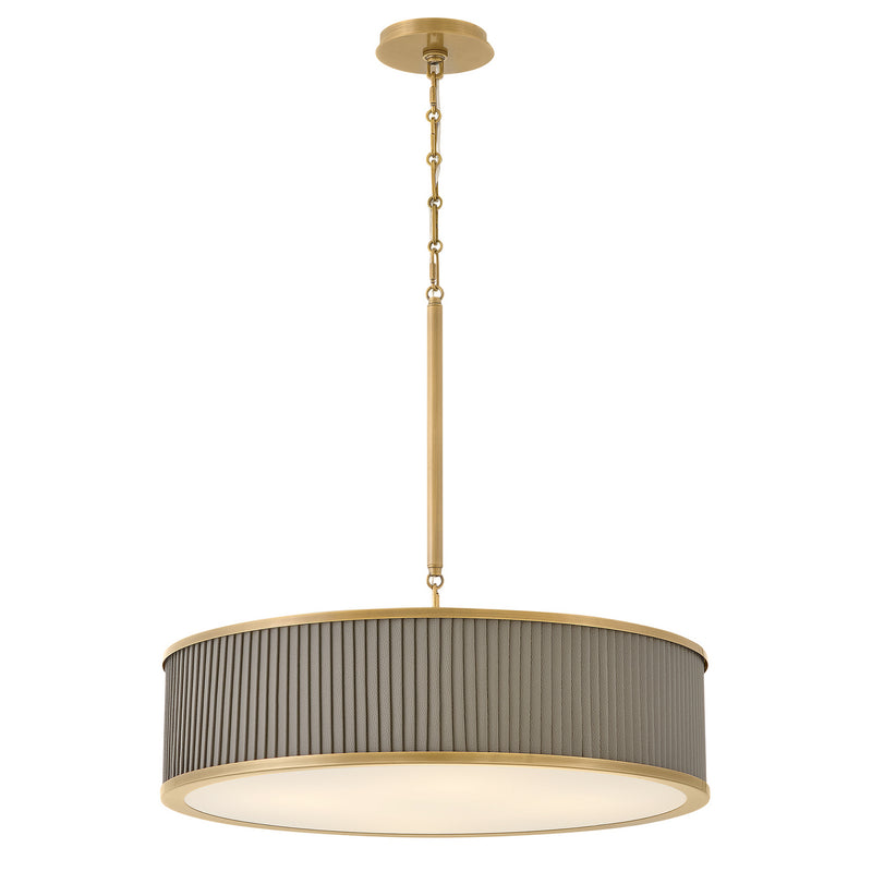 Hinkley 45055HB LED Chandelier, Heritage Brass