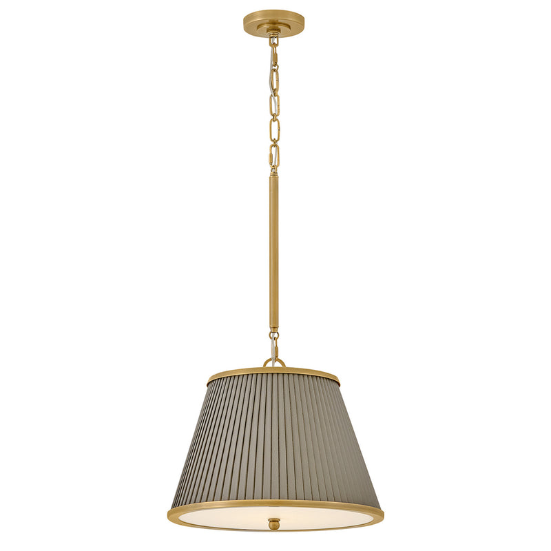 Hinkley 45057HB LED Pendant, Heritage Brass