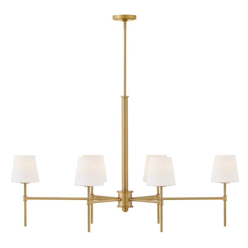 Hinkley 46954LCB LED Chandelier, Lacquered Brass