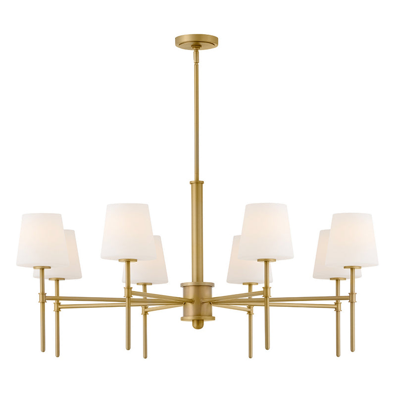 Hinkley 46956LCB LED Chandelier, Lacquered Brass