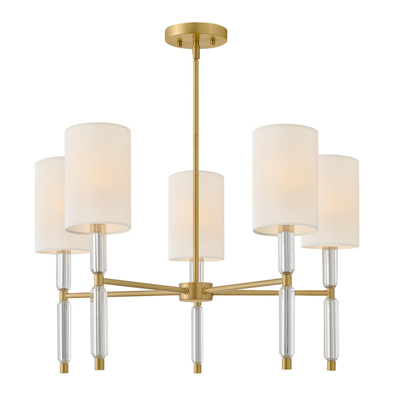 Hinkley 47615LCB LED Chandelier, Lacquered Brass