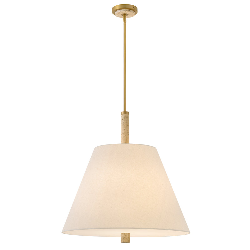 Hinkley 47724LCB LED Chandelier, Lacquered Brass