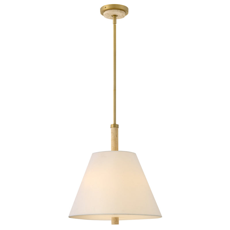 Hinkley 47727LCB LED Pendant, Lacquered Brass
