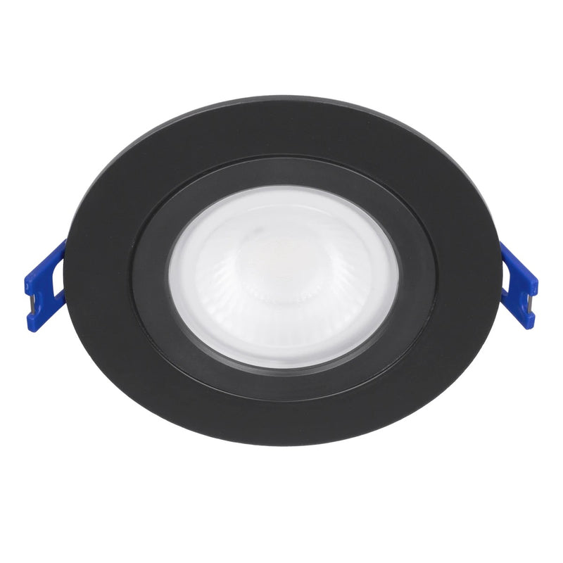 American Lighting CAZO-5CCT-4-BK Downlight, Black