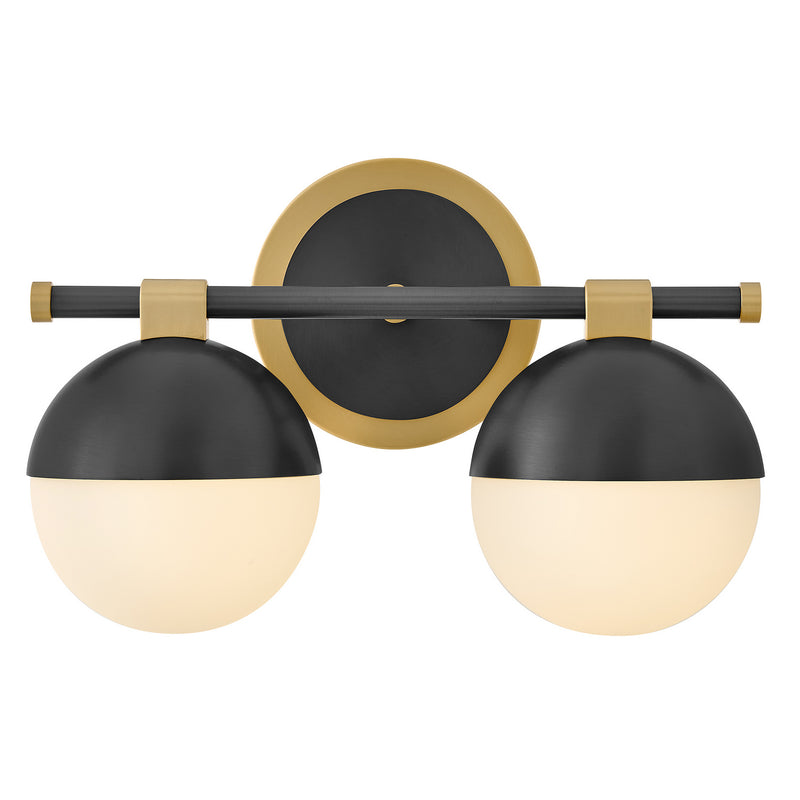Hinkley 54562LCB-BK LED Vanity, Lacquered Brass