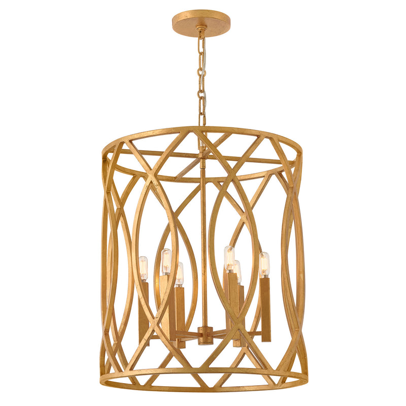 Hinkley 45789DA LED Pendant, Distressed Brass