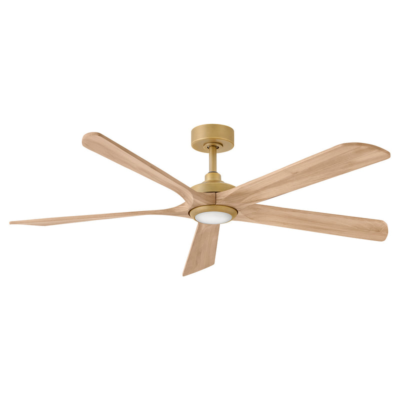 Hinkley 907358FHB-LDD 58" Smart Fan, Heritage Brass