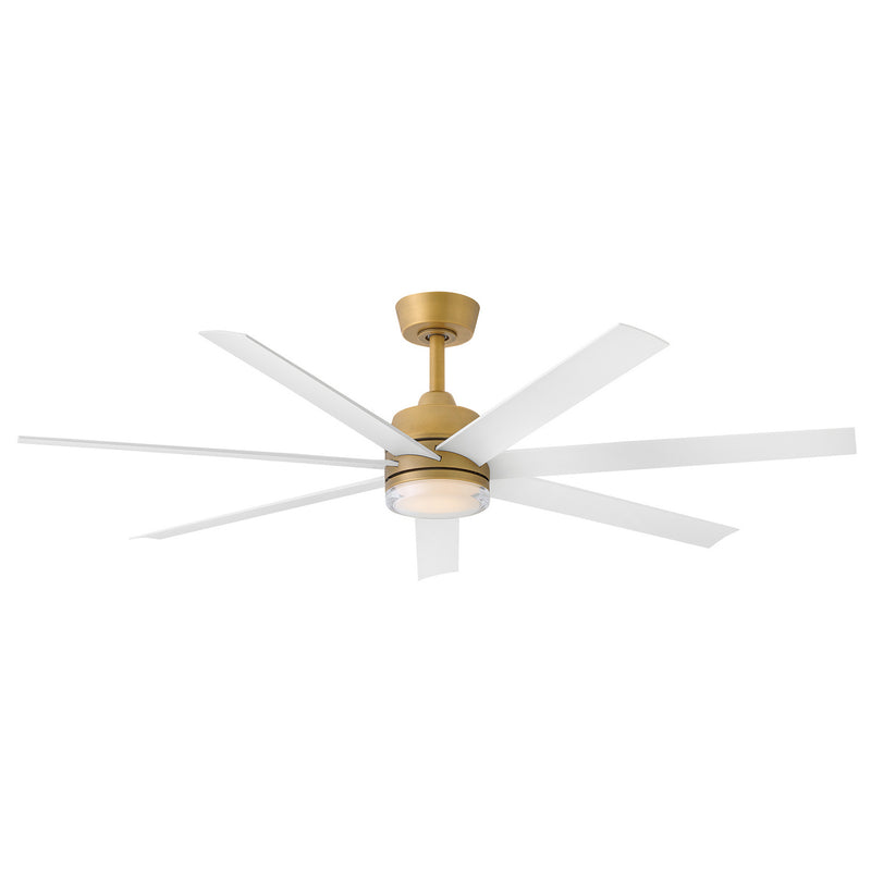 Hinkley 910656FHB-LDD 56" Smart Fan, Heritage Brass