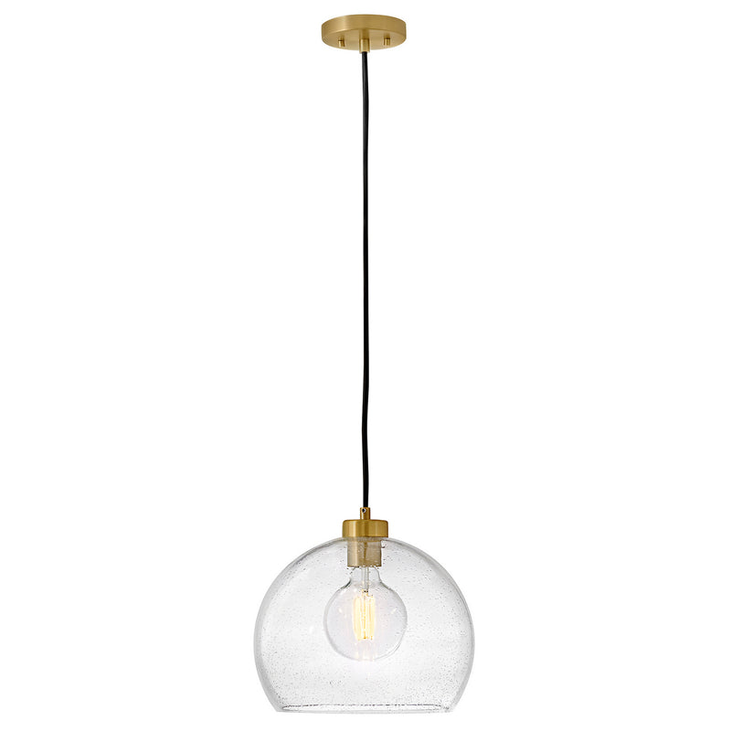 Lark 83018LCB LED Pendant, Lacquered Brass