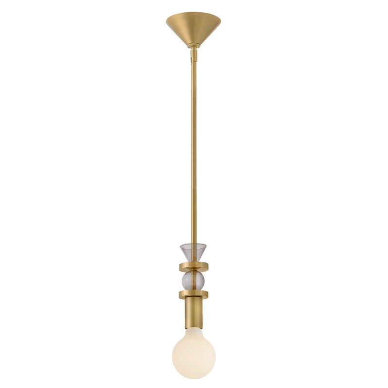 Lark 83067LCB LED Pendant, Lacquered Brass
