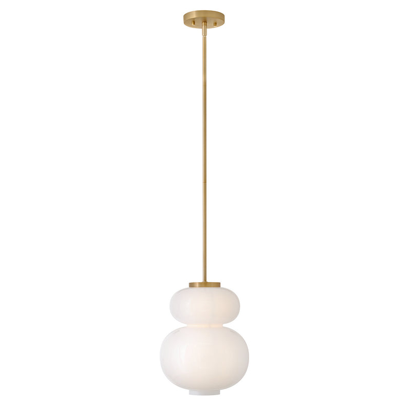 Lark 84257LCB LED Pendant, Lacquered Brass