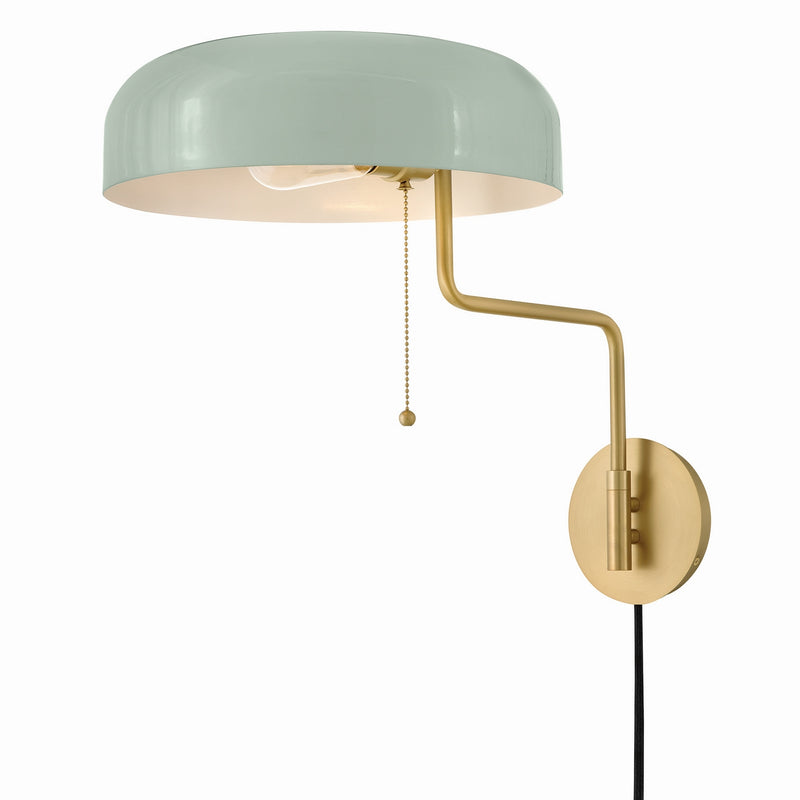 Lark 84480LCB-SF LED Wall Sconce, Lacquered Brass