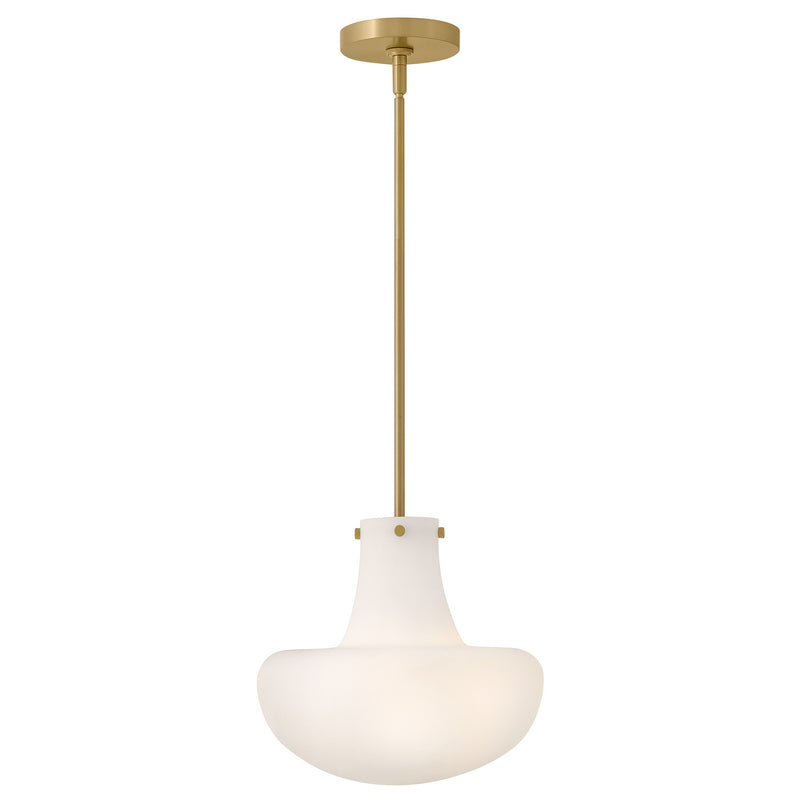 Lark 84497LCB LED Pendant, Lacquered Brass