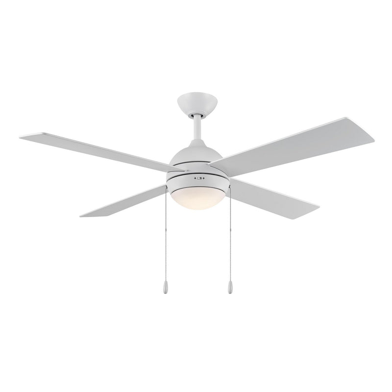 Progress Lighting P250127-28M-30 52" Ceiling Fan, Matte White
