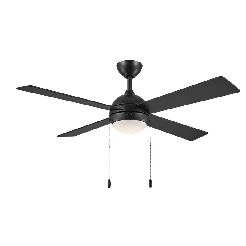 Progress Lighting P250127-31M-30 52" Ceiling Fan, Matte Black