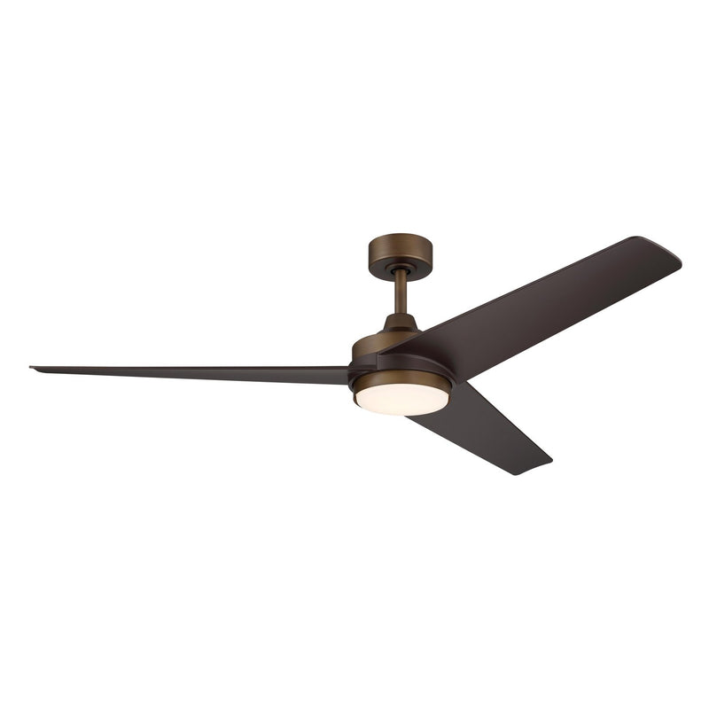 Progress Lighting P250128-215-30 60" Ceiling Fan, Heritage Brushed Bronze