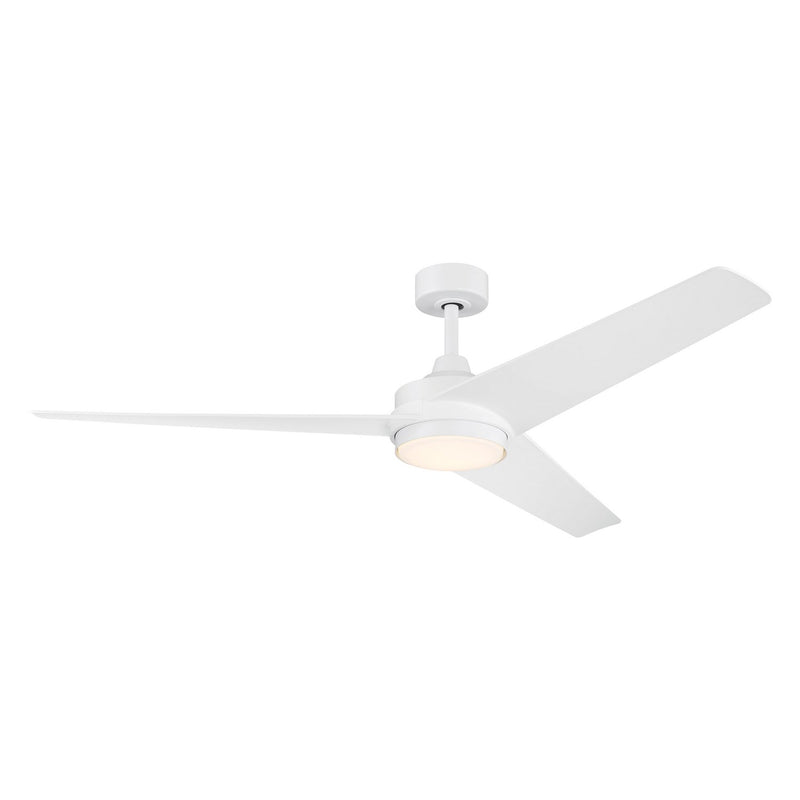 Progress Lighting P250128-28M-30 60" Ceiling Fan, Matte White