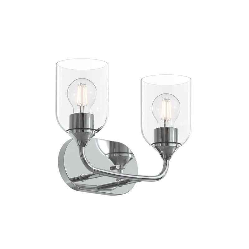 Progress Lighting P300572-015 Two Light Bath Vanity, Polished Chrome