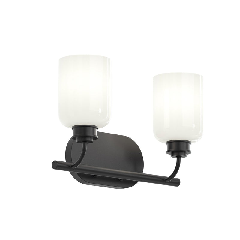 Progress Lighting P300578-31M Two Light Bath Vanity, Matte Black