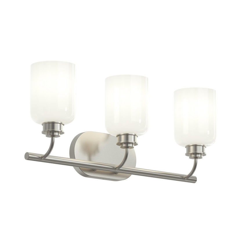 Progress Lighting P300579-009 Three Light Bath Vanity, Brushed Nickel