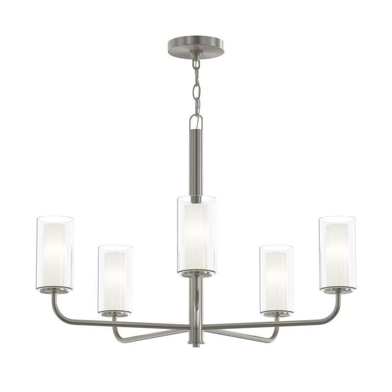 Progress Lighting P400475-009 Five Light Chandelier, Brushed Nickel
