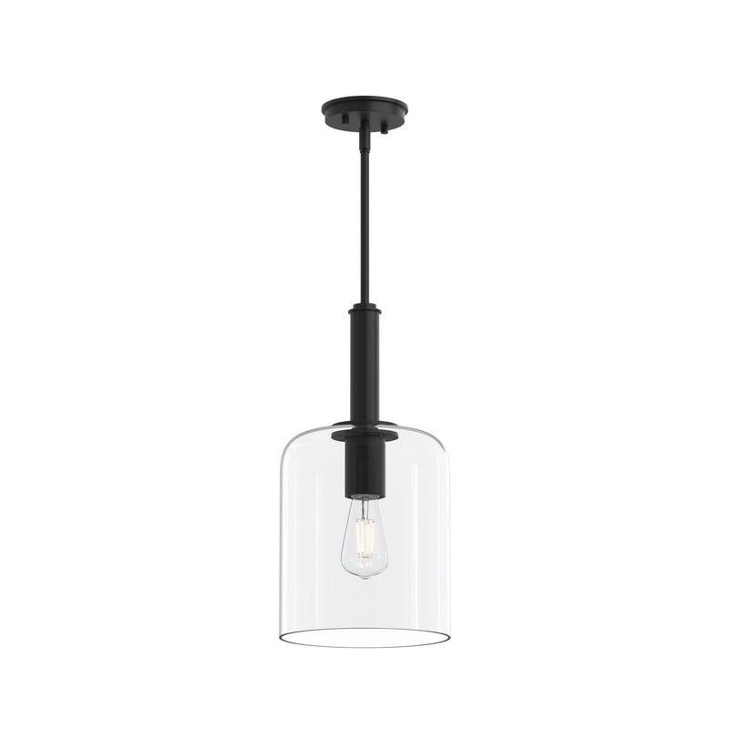 Progress Lighting P500509-31M One Light Pendant, Matte Black